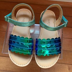 Cat & Jack Mermaid Ankle Strap Sandals
